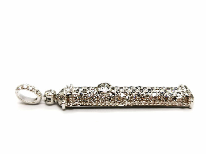 Pendentif Pendentif Or blanc Diamant 58 Facettes 1091766CN