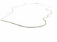 Collier Collier Maille gourmette Or blanc 58 Facettes 1152875CD