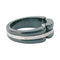 Bague 54 Bague Chanel "Ultra" en céramique, or blanc et diamants. 58 Facettes 31666