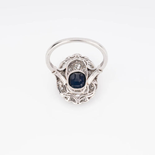 Bague Bague marquise en platine 58 Facettes 1