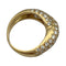 Bague 52 Bague "Croisée" en or jaune et diamants. 58 Facettes 31950
