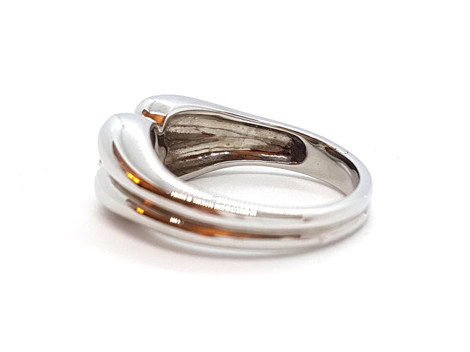 Bague 54 Bague Solitaire Or blanc Diamant 58 Facettes 06328CD