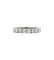 Bague 53 / Blanc/Gris / Or 750 Alliance Américaine 1.40 Carats De Diamants 58 Facettes 220413R