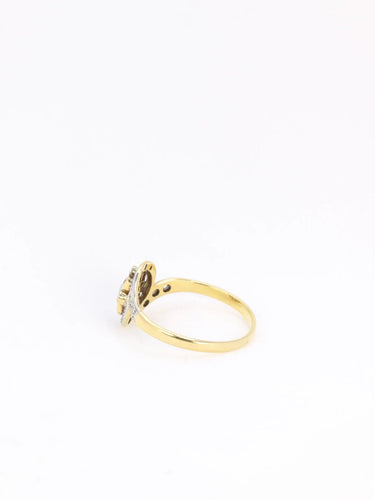 Bague Bague tourbillon ancienne diamants et rubis 58 Facettes J124