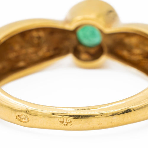 Bague 53 Bague Solitaire Or jaune Emeraude 58 Facettes 2593495CD