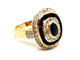 Bague 58 Bague Art déco Or jaune Saphir 58 Facettes 1628870CN