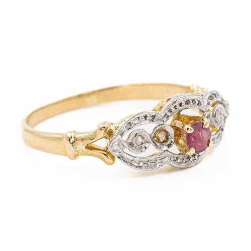 Bague 51 Bague Or blanc Rubis 58 Facettes 2201490CN
