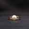 Bague 55 Bague Perle Or jaune 58 Facettes