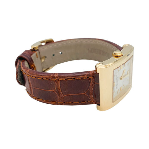 Montre Montre Boucheron, "Reflet-Icare", or jaune, cuir. 58 Facettes 31239