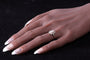 Bague 52 Bague de fiançailles diamant perle Art Déco 58 Facettes 23271-0580