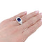 Bague 52 Mauboussin - bague Alessandra, or blanc, saphir, diamants. 58 Facettes 32448