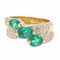 Bague 48 Bague Or jaune Emeraude 58 Facettes 2303176CN