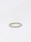 Bague Alliance américaine en or blanc et diamants 58 Facettes J59