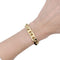 Bracelet Bracelet maille "Haricot", or jaune 58 Facettes 32655