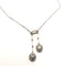 Collier Collier Négligé Ancien Platine, Or blanc et Diamants 58 Facettes 3723