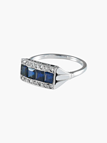 Bague 53.5 Bague Rivière Art Déco 58 Facettes
