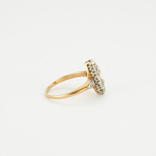 Bague Bague marquise ancienne pavage diamants 58 Facettes