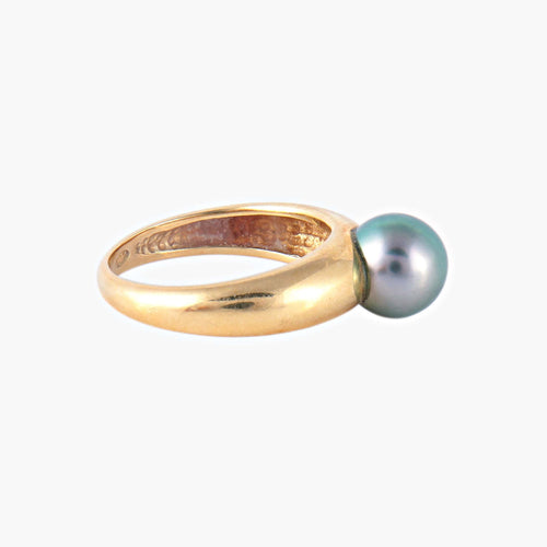 Bague 53 Bague Perle de Tahiti 58 Facettes