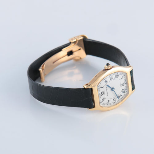 Montre Montre Cartier or jaune modèle tortue 58 Facettes
