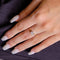 Bague 52 Bague Solitaire Diamant 0.46ct 58 Facettes EL2-67