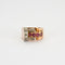 Bague BAGUE TANK DIAMANTS RUBIS 58 Facettes