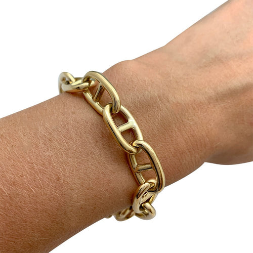 Bracelet Bracelet maille marine en or jaune. 58 Facettes 31913