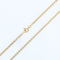 Collier Chaine or jaune maille marine limée 58 Facettes 05-069
