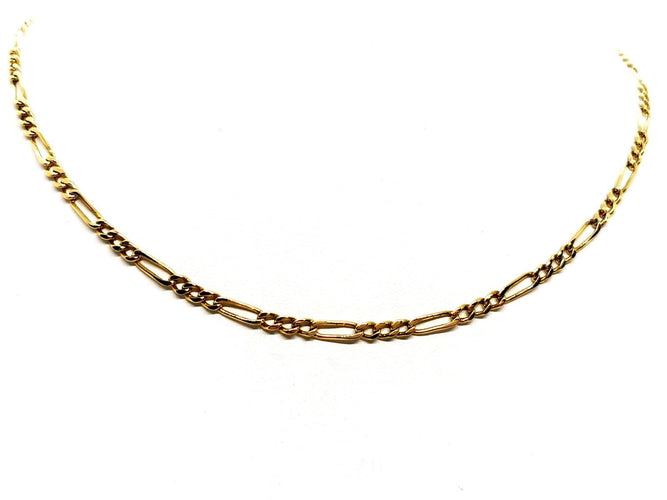 Collier Collier Maille figaro Or jaune 58 Facettes 1141237CD