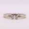 Bague Solitaire or blanc et diamant 58 Facettes