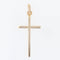 Pendentif Croix en or rose 58 Facettes 22-306B