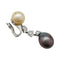 Boucles d'oreilles Boucles d'oreilles Cartier, "Agnès", or blanc, diamants, perles de culture. 58 Facettes 31184