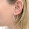 Boucles d'oreilles Boucles d'oreilles Tiffany&Co., "Métro", or blanc, diamant. 58 Facettes 33034