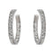 Boucles d'oreilles Boucles d'oreilles Créoles Or blanc Diamant 58 Facettes 2660052CN