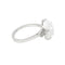 Bague 50 Bague Chanel "Camélia" en or blanc, agate blanche et diamants. 58 Facettes 30917