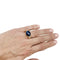 Bague 54 Bague saphir en or jaune et diamants. 58 Facettes 30727