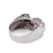 Bague Bague Tank Platine Diamant Rubis 58 Facettes 1