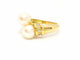 Bague 54 Bague Toi et Moi Or jaune Diamant 58 Facettes 731405CN