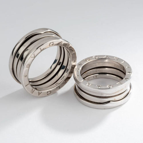 Bague 51 BVLGARI - Bague collection B.Zero1 Or gris 58 Facettes 1