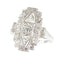 Bague 56 Bague diamant Art Déco des années 1950 58 Facettes 24002-0086