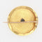 Broche Broche or jaune trèfle perle 58 Facettes CVBR19