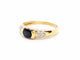 Bague 53 Bague Or jaune Saphir 58 Facettes 06508CD