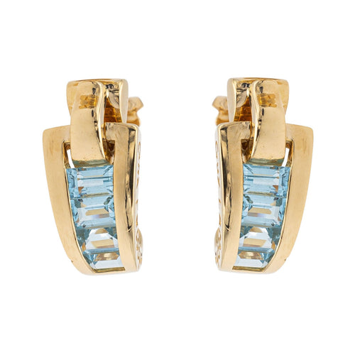 Boucles d'oreilles Guy Laroche Boucles d'oreilles Or jaune Topaze 58 Facettes 2662657CN