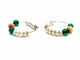 Boucles d'oreilles Boucles d'oreilles Créoles Or blanc Perles 58 Facettes 1672442CD
