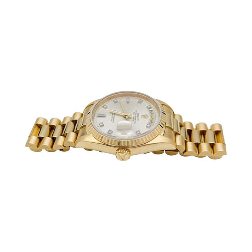 Montre Montre Rolex,"Day-Date", or jaune. 58 Facettes 31148