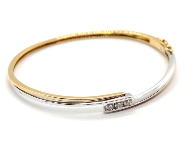 Bracelet Bracelet Jonc Or jaune Diamant 58 Facettes 1916886CN