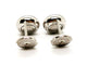Boucles d'oreilles Chopard Boucles d'oreilles Puces Happy Diamonds Or blanc Diamant 58 Facettes 1440761CN