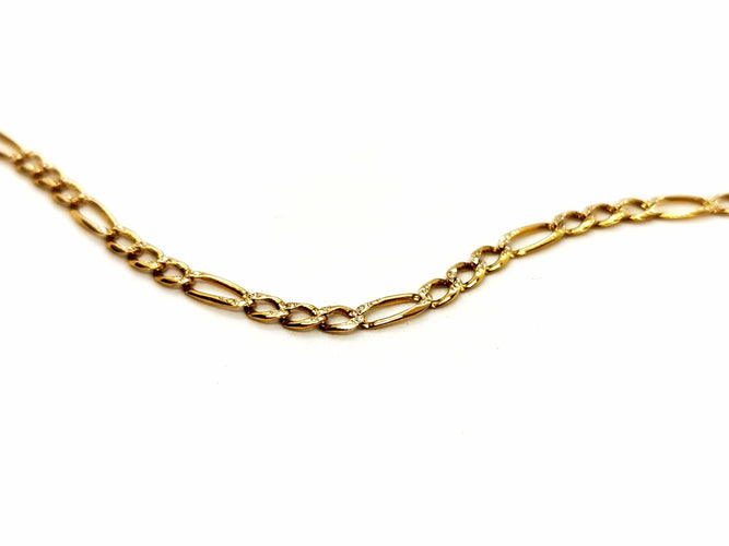 Collier Collier Maille figaro Or jaune 58 Facettes 1141244CD