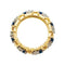 Bague 52 Bague Tiffany&Co. "Sixteen Stones", or jaune, platine, diamants et saphirs. 58 Facettes 30738