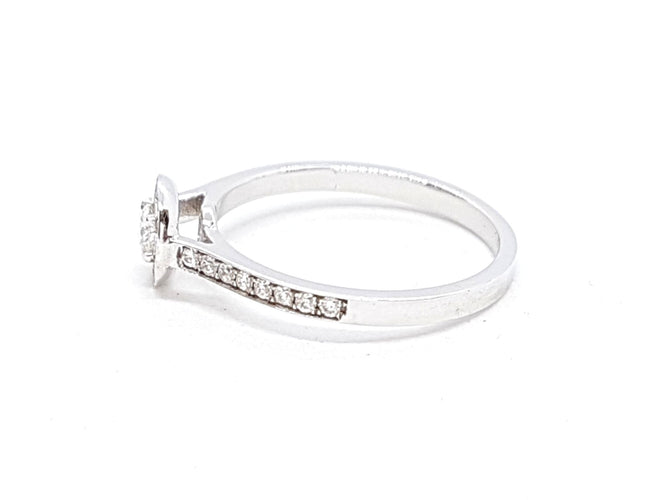 Bague 53 Bague Solitaire Or blanc Diamant 58 Facettes 578681RV
