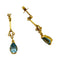 Boucles d'oreilles Boucles d'oreilles Stern, or jaune, aigues marines et diamants. 58 Facettes 31907